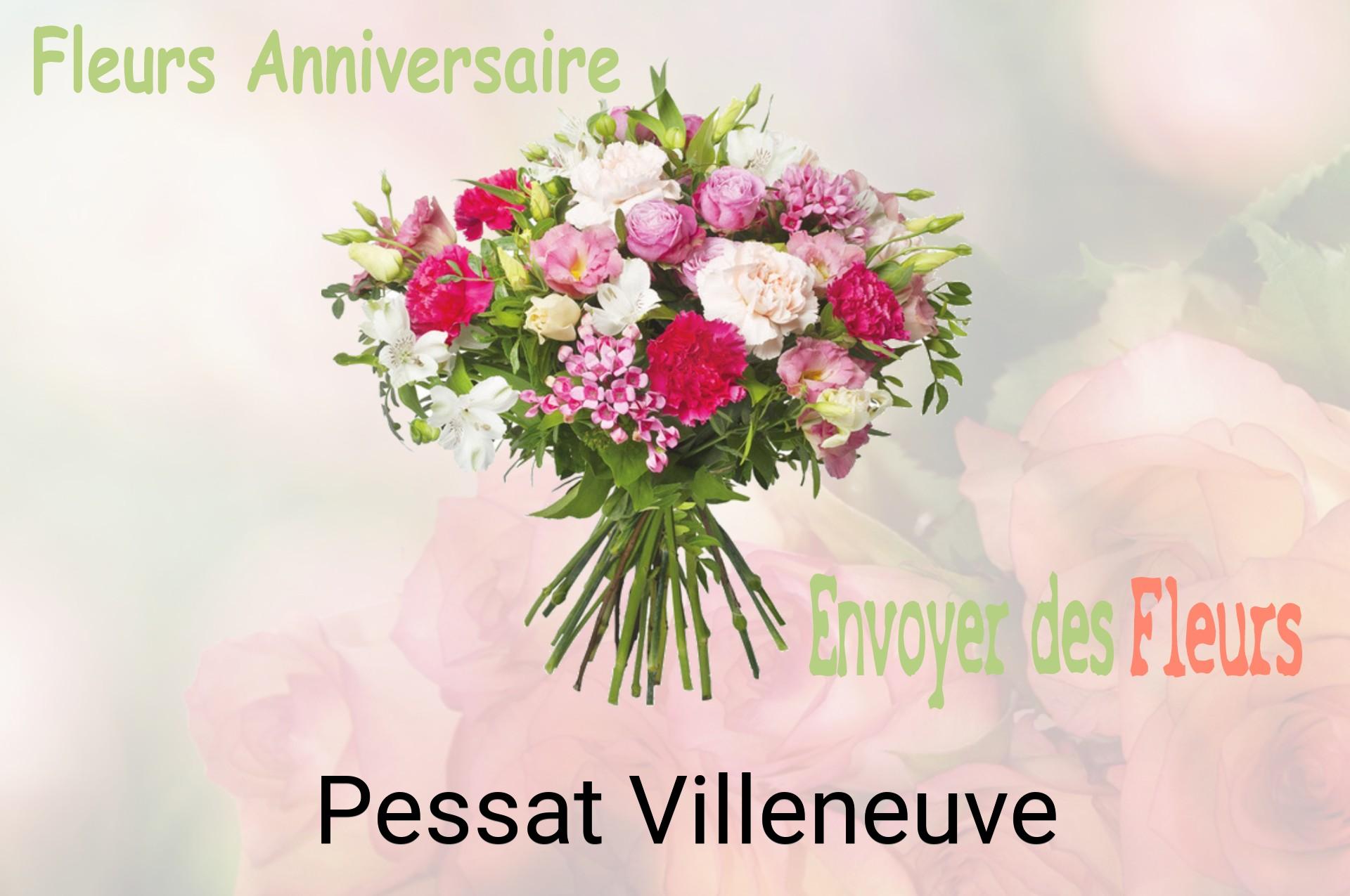 Bouquet de fleurs d’anniversaire livré à Pessat-Villeneuve