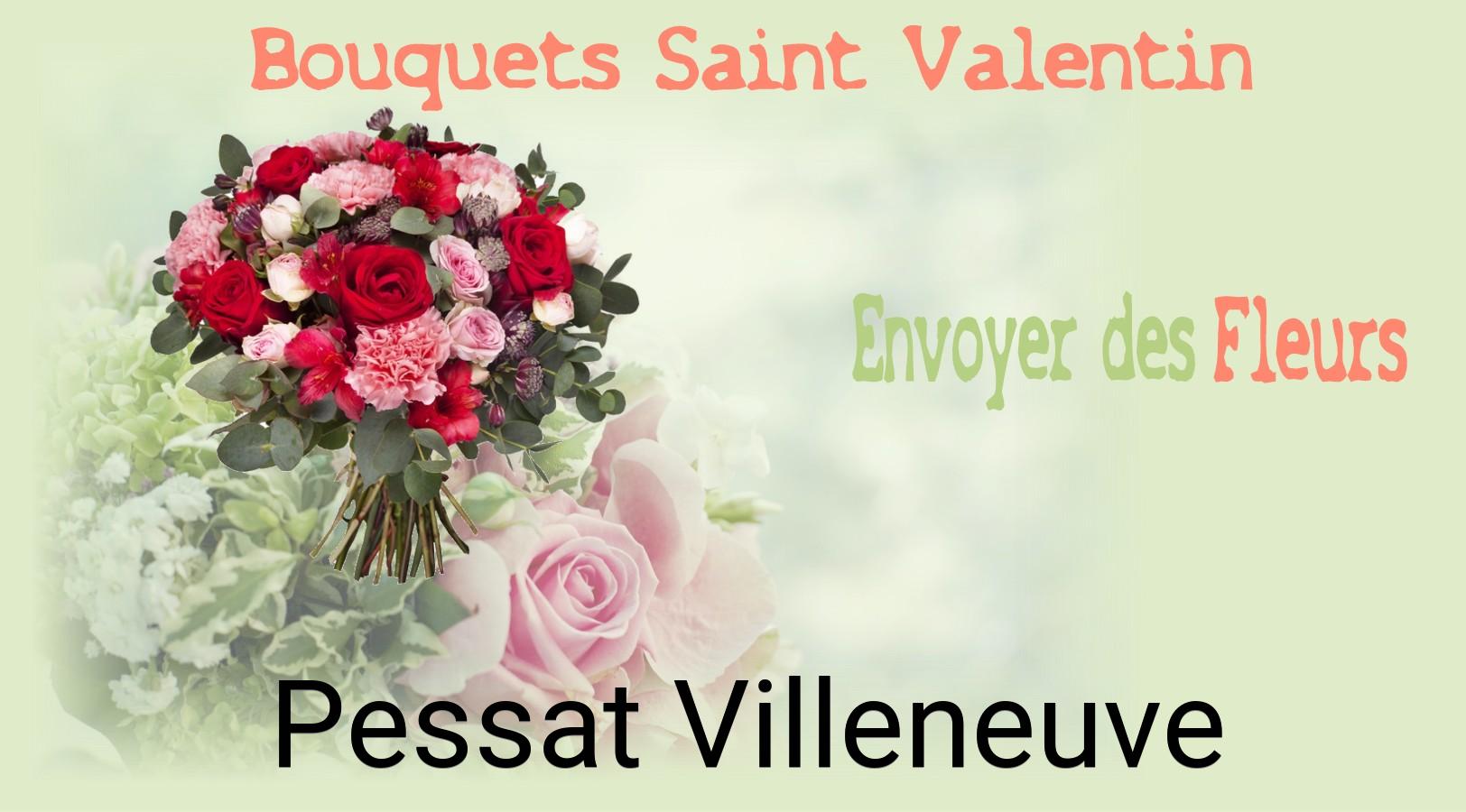 Roses de Saint-Valentin livrées à Pessat-Villeneuve